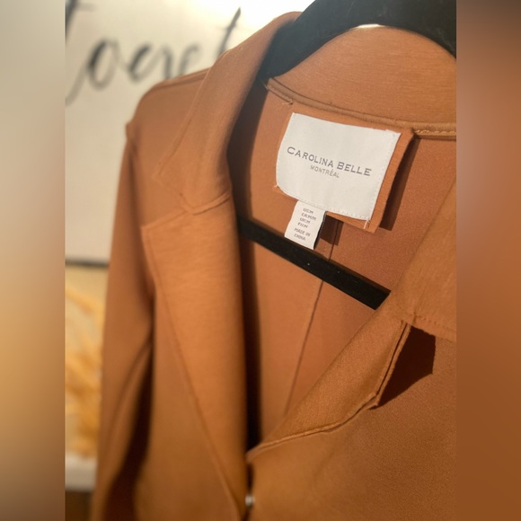 Carolina Belle Montréal Chartreuse Women's Jacket w Snap Buttons & Side Pockets - Picture 7 of 8